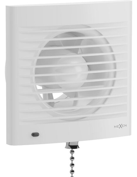 Mexen EXS 100 kúpeľňový ventilátor, šnúrový spínač, biely - W9604-100K-00