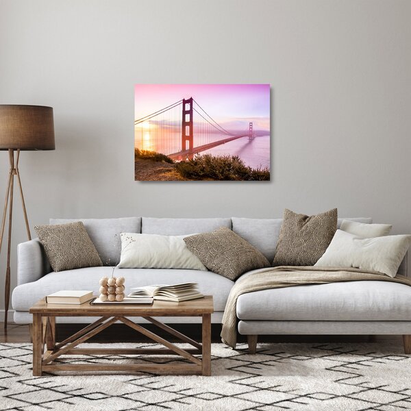 Sklenený obraz - San Francisco (70x50 cm)