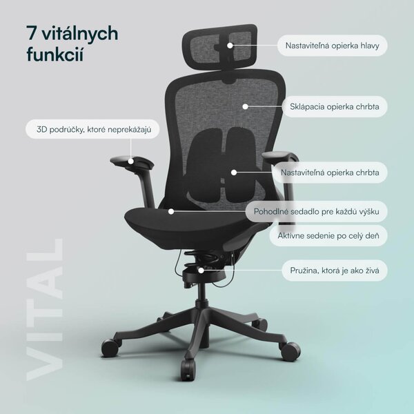 Liftor Vital, čierna