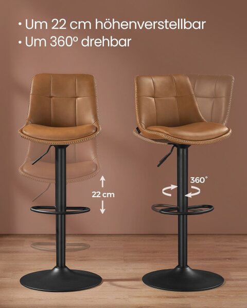 Set dvoch barových stoličiek LJB095K01