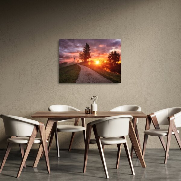Sklenený obraz - Jamnik, Slovinsko (70x50 cm)