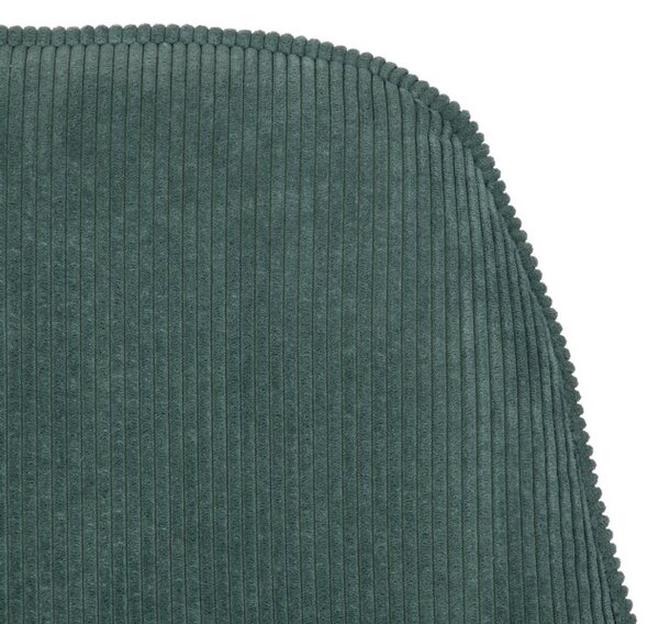 Otočné kreslo LUNAIRE zelené TEDDY BOUCLÉ 872155