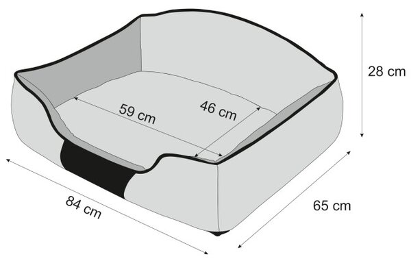 Pelech Kráľovský XL béžová koruna