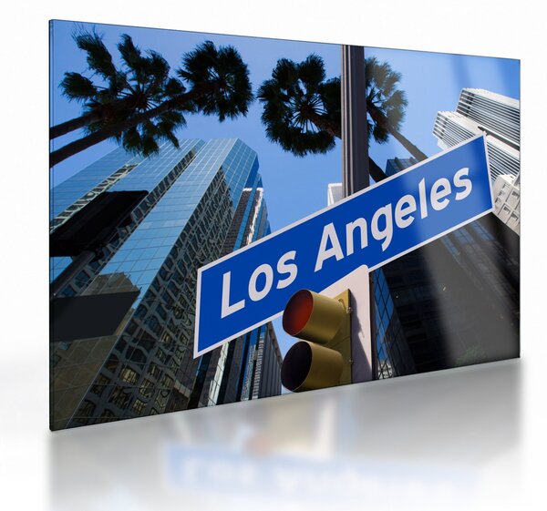 Sklenený obraz - Los Angeles (70x50 cm)