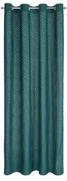 ZÁVES NA KRÚŽKOCH PIERRE CARDIN INGA 140X250 CM ZELENÁ