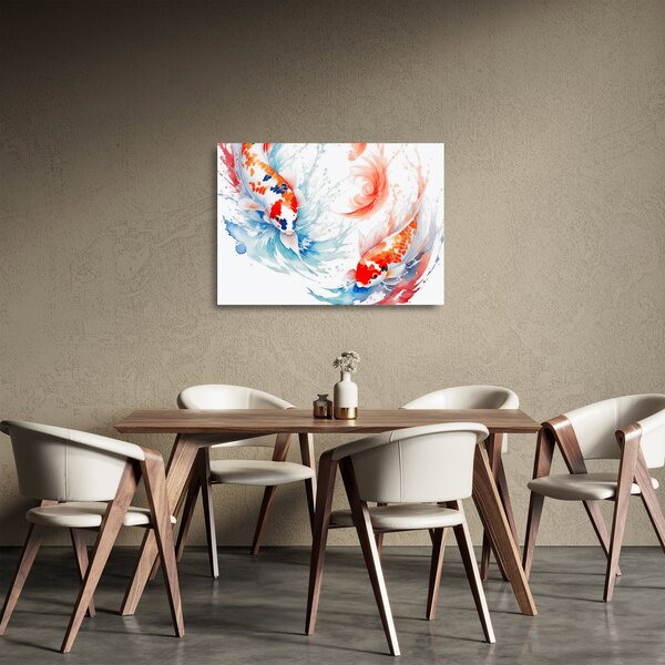 Sklenený obraz - Ryby (70x50 cm)