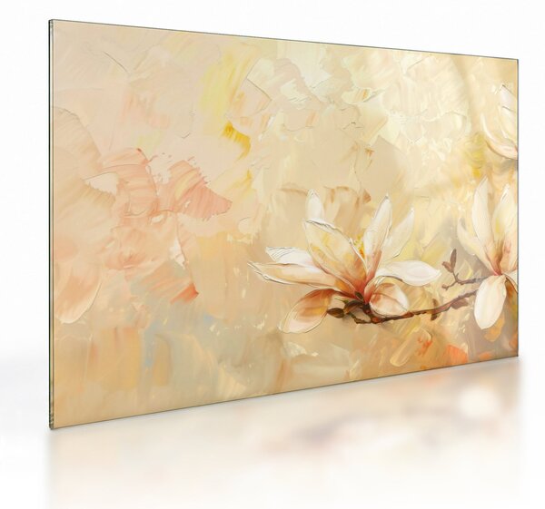 Sklenený obraz - Kvety (70x50 cm)