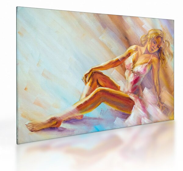 Sklenený obraz - Tanečnica (70x50 cm)
