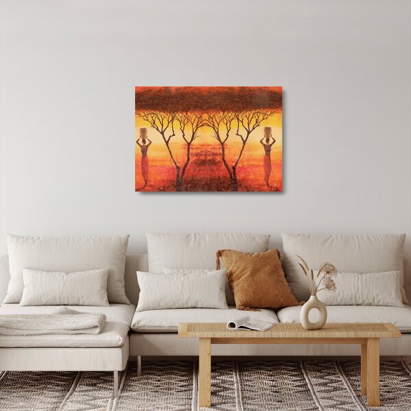 Sklenený obraz - Africká savana (70x50 cm)