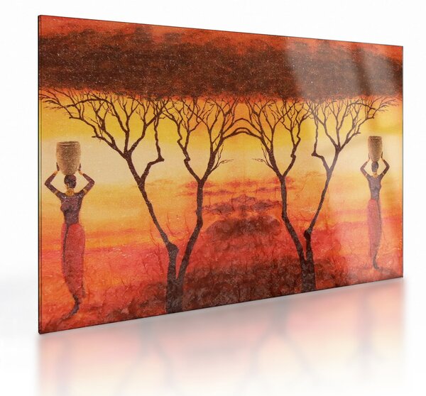Sklenený obraz - Africká savana (70x50 cm)