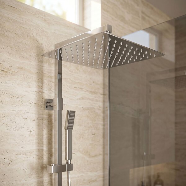 Štvorcová hlavová sprcha REA JS-P015 30cm Chrome