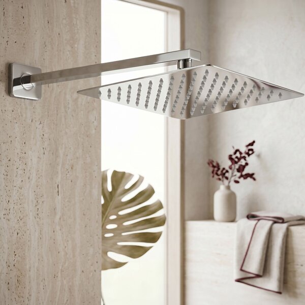 Štvorcová hlavová sprcha REA JS-P015 30cm Chrome