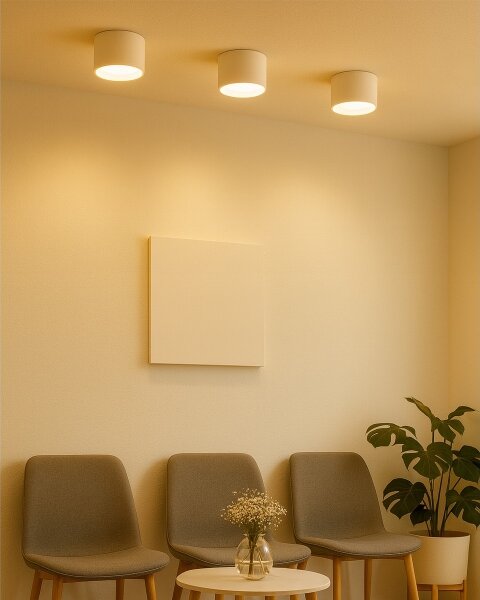 LED bodové svietidlo LED/10W/230V 3000/4000/6400K pr. 12 cm biela
