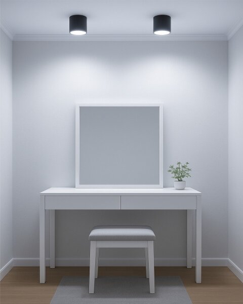 LED bodové svietidlo LED/10W/230V 3000/4000/6400K pr. 12 cm čierne