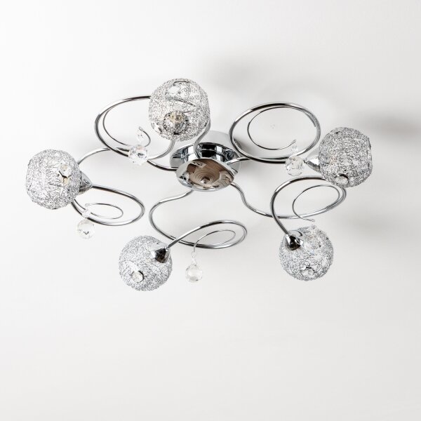 Eglo 32103 - LED prisadený luster VELAGO 5xG9/33W/230V lesklý chróm