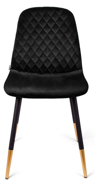 Stolička NOIR zamatová čierna SS22 933466