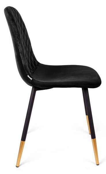 Stolička NOIR zamatová čierna SS22 933466