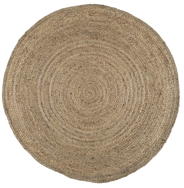 Okrúhly jutový koberec Natural Jute 120 cm