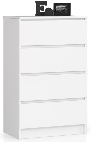 Komoda K60 4SZ biela