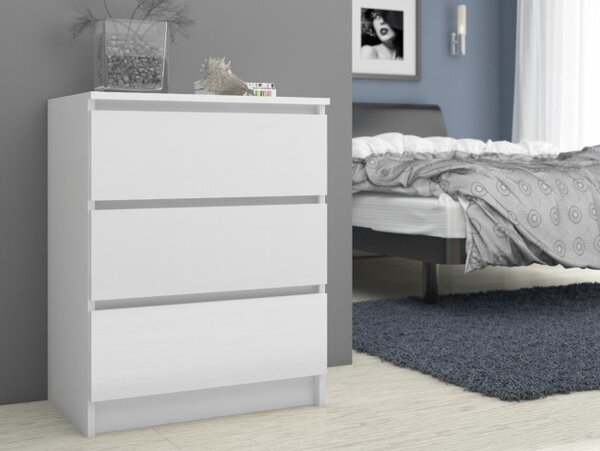 Komoda K60 3SZ CLP biela