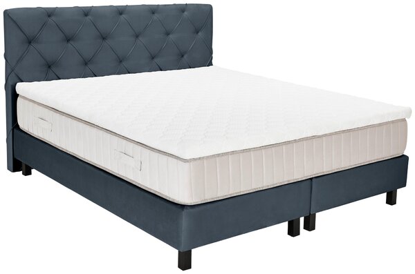 BOXSPRINGOVÁ POSTEĽ, 180/200 cm, tmavosivá Esposa - Postele