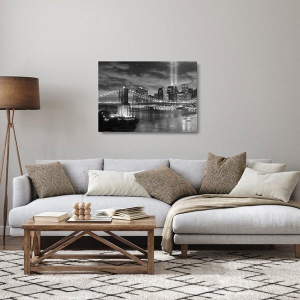 Sklenený obraz - Brooklynský most (70x50 cm)