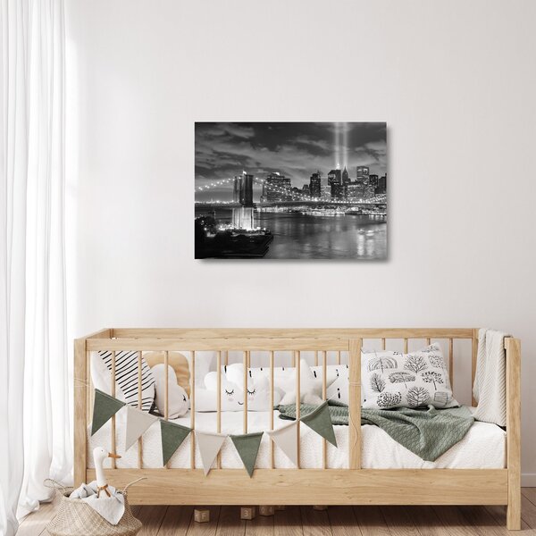 Sklenený obraz - Brooklynský most (70x50 cm)