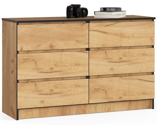 Komoda K120 6SZ CLP dub craft