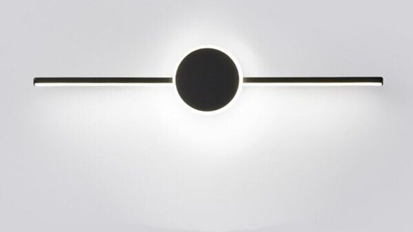 TooLight Kúpeľňové svietidlo s LED Round BLACK 60CM APP849-1W
