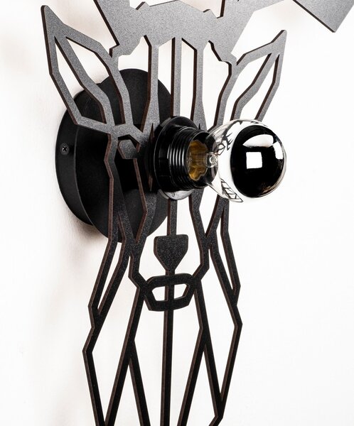 Opviq Nástenná lampa Soul čierna