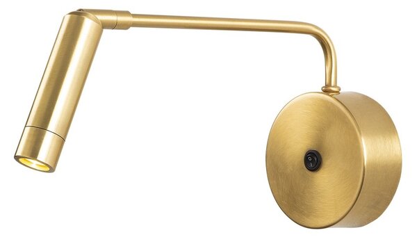 Opviq Nástenná lampa Ugur zlatá