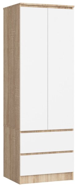 Skriňa STAR S 60 cm 2D 2SZ sonoma / biela