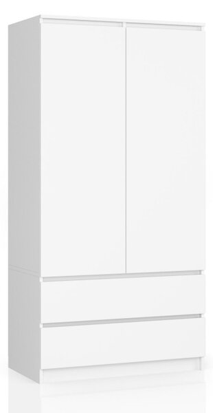 Skriňa S 90 cm 2D 2SZ CLP biela