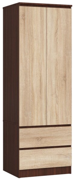 Skriňa STAR S 60 cm 2D 2SZ wenge / sonoma
