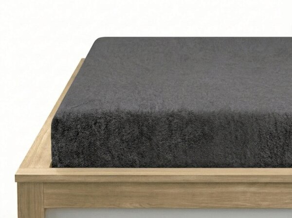 Froté plachta EXCLUSIVE tmavosivá 90x200 cm