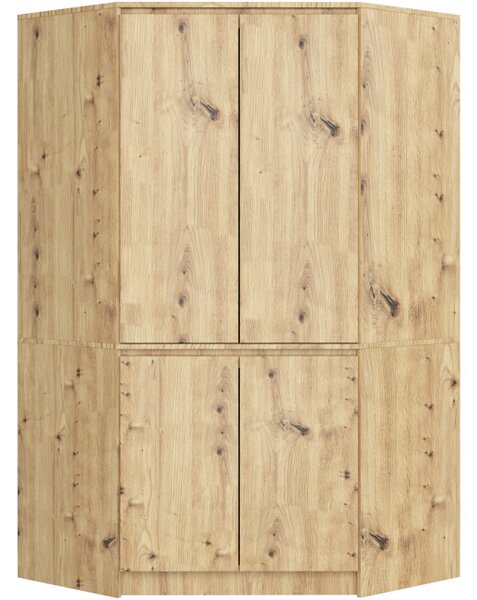 Rohová skriňa S100 4D CLP dub artisan