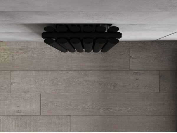 Mexen Dallas dekoratívny radiátor 1600 x 360 mm, 1039 W, čierny - W214-1600-360-00-70