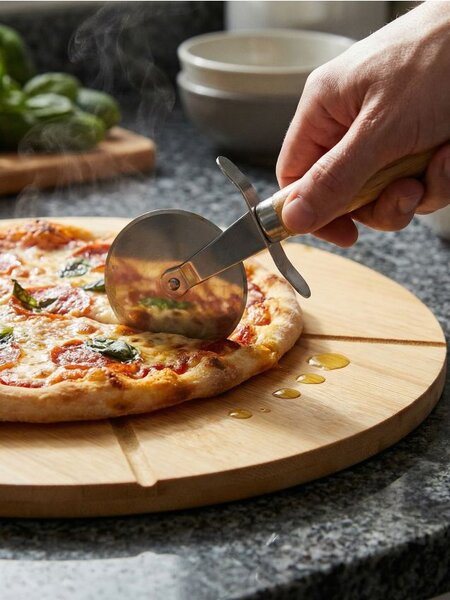 Sinsay - Doska na pizzu s nožom - béžová