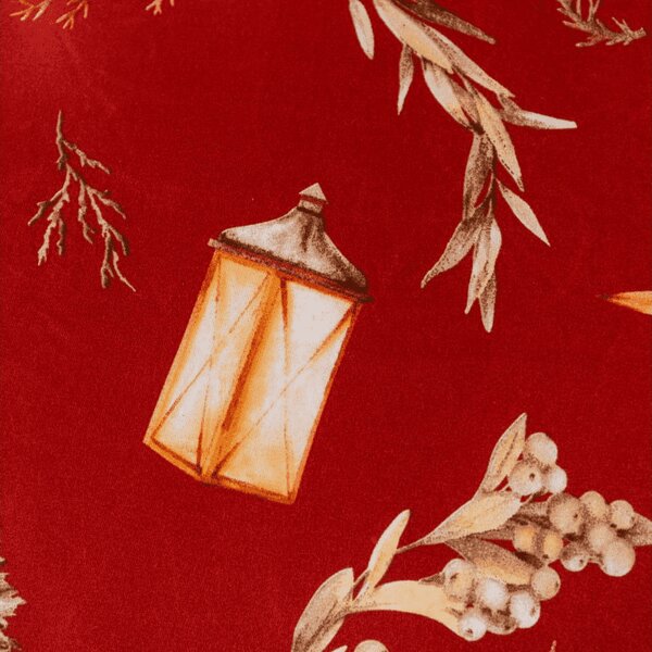 Obliečky z mikrovlákna GOLD CHRISTMAS červené Rozmer obliečky: 70 x 90 cm | 140 x 220 cm
