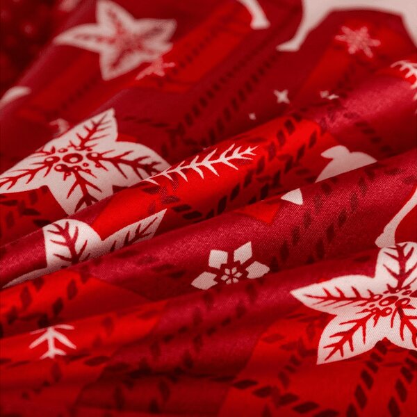 Obliečky z mikrovlákna VELVET CHRISTMAS červené Rozmer obliečky: 70 x 90 cm | 140 x 220 cm