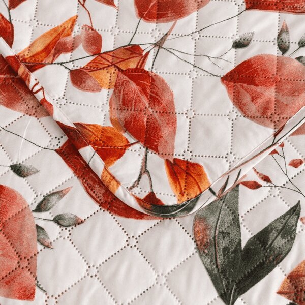 Prehoz na posteľ AUTUMN LEAVES farebný Rozmer: 170 x 210 cm