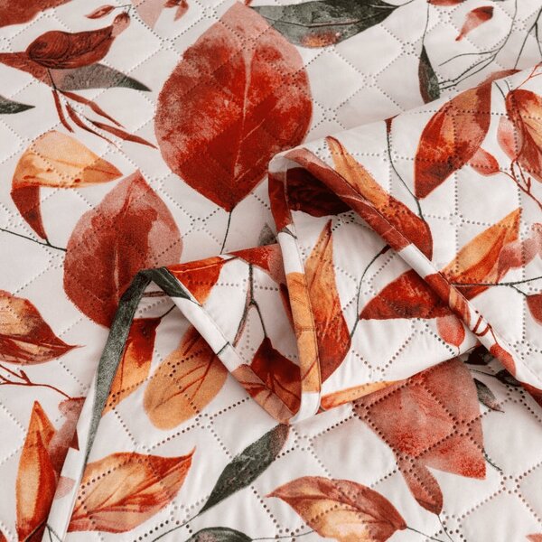 Prehoz na posteľ AUTUMN LEAVES farebný Rozmer: 170 x 210 cm