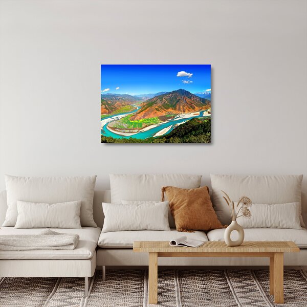 Sklenený obraz - River Yangtze (70x50 cm)