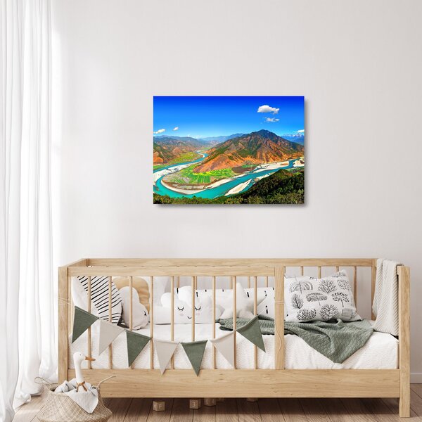 Sklenený obraz - River Yangtze (70x50 cm)