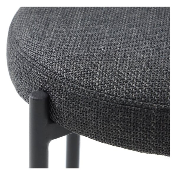 Tmavosivá kovová stolička Pelican – Unique Furniture
