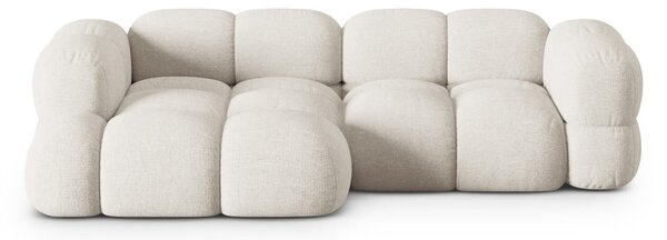 Béžová rohová pohovka (ľavý roh/s leňoškou) Loretto – Cosmopolitan Design