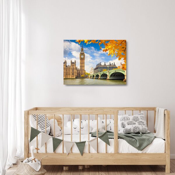 Sklenený obraz - Big Ben, Londýn (70x50 cm)