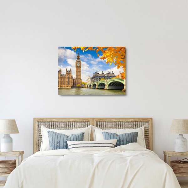 Sklenený obraz - Big Ben, Londýn (70x50 cm)