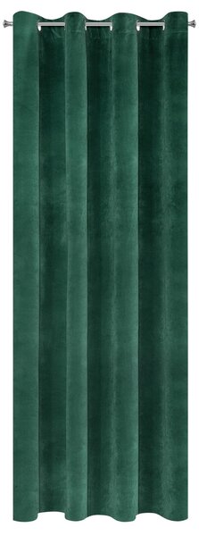 ZATEMŇOVACÍ ZÁVES NA KRÚŽKOCH RIA 140X250 CM TMAVOZELENÁ