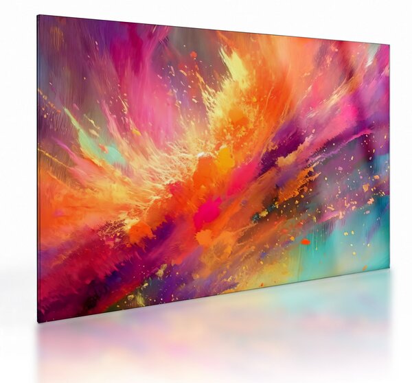 Sklenený obraz - Dynamická abstrakcia (70x50 cm)